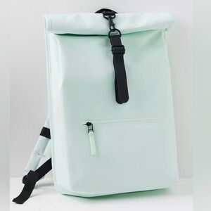 NWT Rains Rolltop Rucksack Mineral Color Backpack